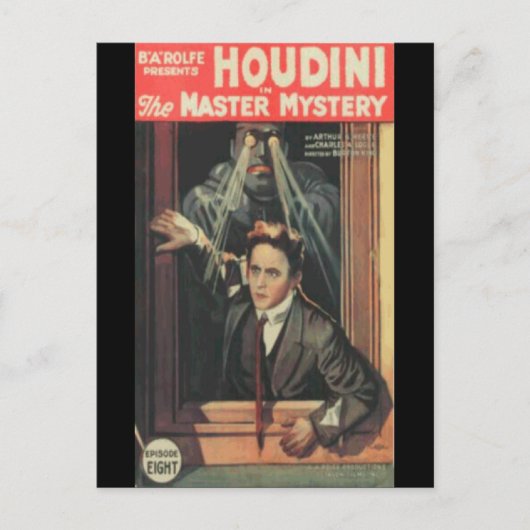 Carte Postale Houdini l'homme du mystère (Devant)