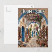 Carte Postale Houmt Souk Tunisie (Devant / Derrière)