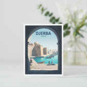 Carte Postale Houmt Souk Tunisie (Debout devant)