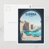 Carte Postale Houmt Souk Tunisie (Devant / Derrière)