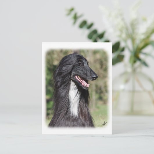 Carte Postale Hound afghan AA017D-101 (Debout devant)
