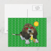 Carte postale Hound Sheldon Heure d'été (Devant / Derrière)