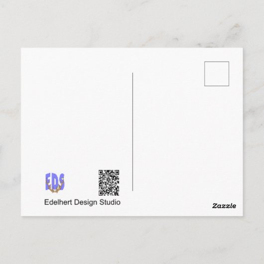 Carte Postale Hourray Shadow Hands & Feuilles Fermer do-it-yours (Dos)