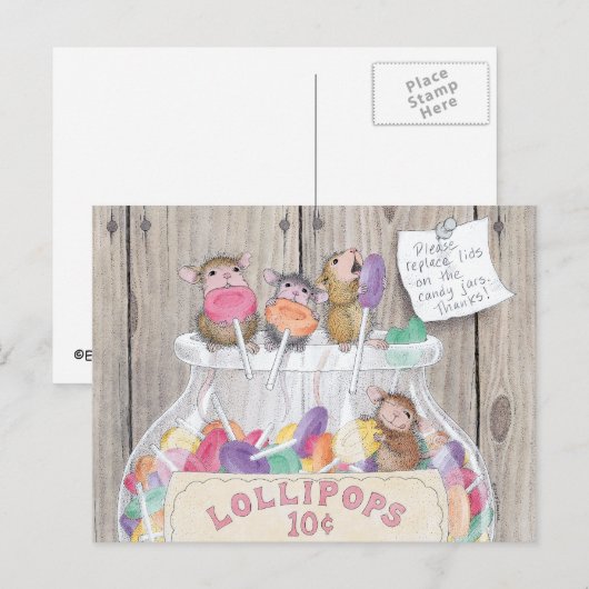 Carte postale House-Mouse Designs® (Devant / Derrière)