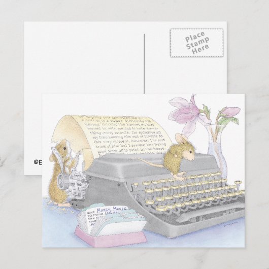 Carte postale House-Mouse Designs® (Devant / Derrière)