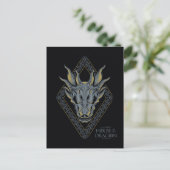 Carte Postale HOUSE of the Dragon | Skull Diamond Crest (Debout devant)