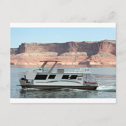 Carte Postale Houseboat, Lac Powell, Arizona, États-Unis 8 (Devant)