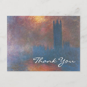 Carte Postale Houses of Parliament, Londres par Monet, Merci