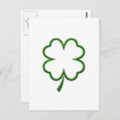 Carte Postale Housse à quatre feuilles (Devant / Derrière)