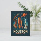 Carte postale HOUSTON (Debout devant)