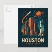 Carte postale HOUSTON (Devant / Derrière)