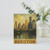 Carte postale HOUSTON (Debout devant)