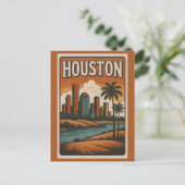 Carte postale HOUSTON (Debout devant)