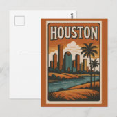 Carte postale HOUSTON (Devant / Derrière)