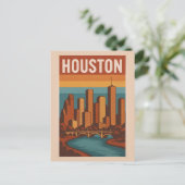 Carte postale HOUSTON (Debout devant)