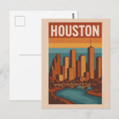 Carte postale HOUSTON (Devant / Derrière)