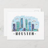 Carte Postale Houston (Devant / Derrière)