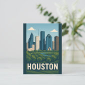 Carte postale HOUSTON (Debout devant)