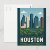 Carte postale HOUSTON (Devant / Derrière)