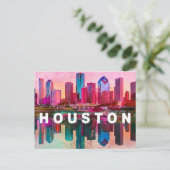 Carte Postale Houston - Iconic Skyline (Debout devant)
