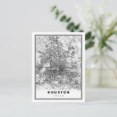 Carte Postale Houston Map (Debout devant)