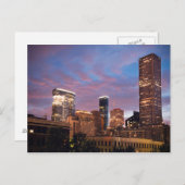 Carte Postale Houston Night (Devant / Derrière)