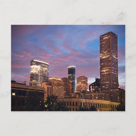 Carte Postale Houston Night (Devant)
