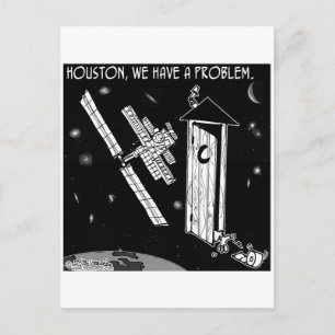 Carte Postale Houston, nous avons un problème