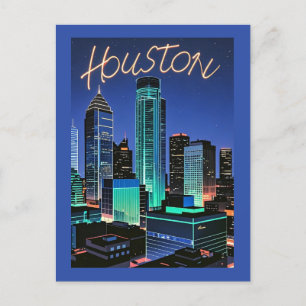 Carte postale Houston Texas