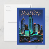 Carte postale Houston Texas (Devant / Derrière)