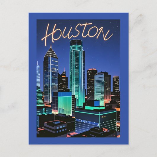 Carte postale Houston Texas (Devant)
