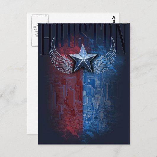 Carte postale Houston, Texas (Devant / Derrière)