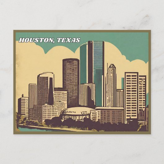 Carte Postale Houston, Texas (Devant)