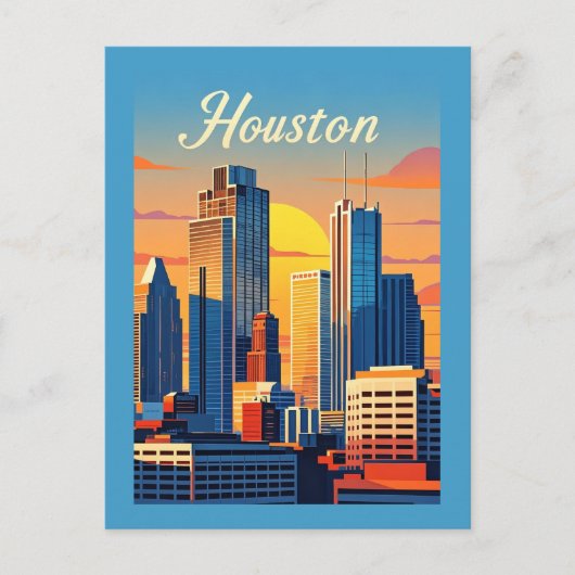 Carte postale Houston Texas (Devant)