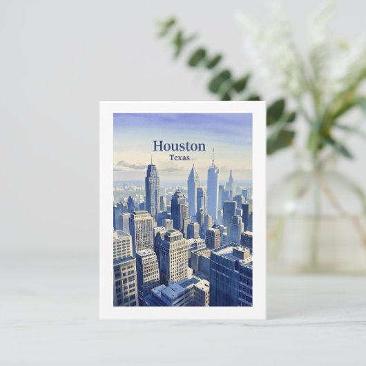 Carte postale Houston Texas (Debout devant)