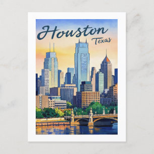 Carte postale Houston Texas
