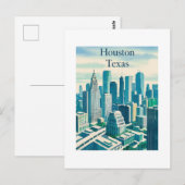 Carte postale Houston Texas (Devant / Derrière)