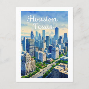 Carte postale Houston Texas