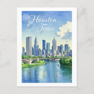 Carte postale Houston Texas