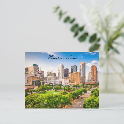 Carte postale Houston Texas (Debout devant)