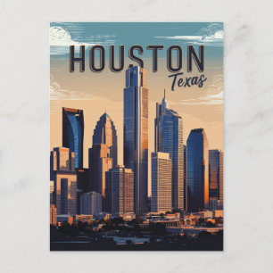 Carte postale Houston Texas