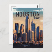 Carte postale Houston Texas (Devant / Derrière)