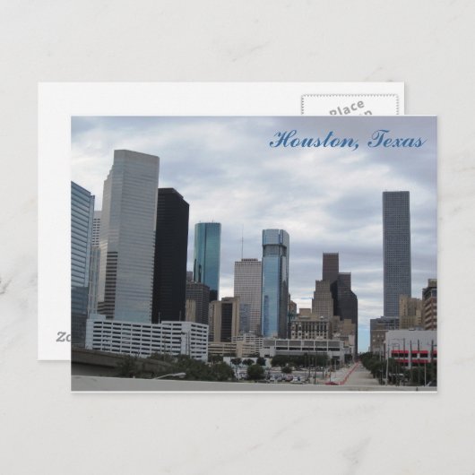 Carte postale Houston, Texas (Devant / Derrière)