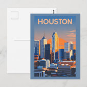 Carte postale Houston Texas (Devant / Derrière)