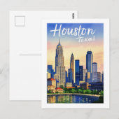Carte postale Houston Texas (Devant / Derrière)
