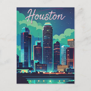Carte postale Houston Texas