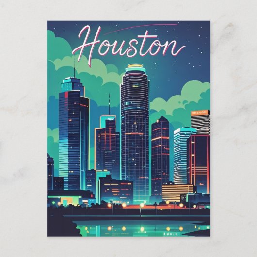 Carte postale Houston Texas (Devant)
