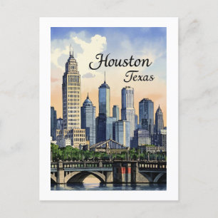 Carte postale Houston Texas