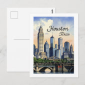 Carte postale Houston Texas (Devant / Derrière)