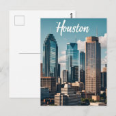 Carte postale Houston Texas (Devant / Derrière)
